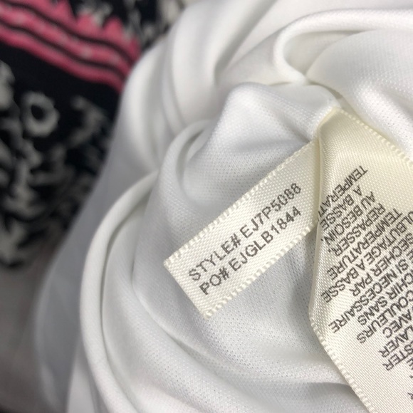 Eliza J Black White Grid Floral Shift Dres… - Picture 7 of 9